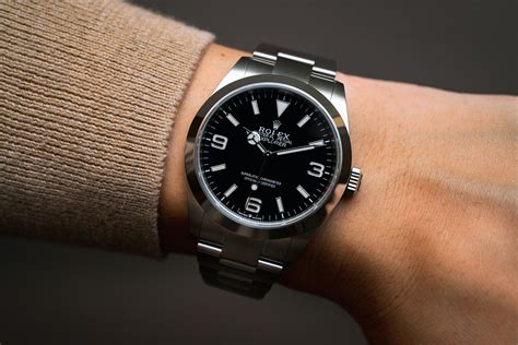 vintage rolex explorer small wrist|rolex explorer 36mm thickness.